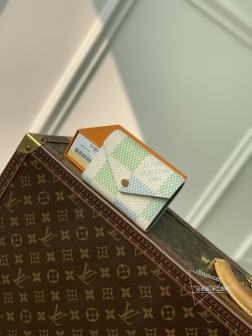 LV N40750 Damiericious 蓝方格 粉彩风格 材质画布