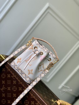 LV M82386 Nano Noé 手袋 涂层帆布 大号 Monogram 图案