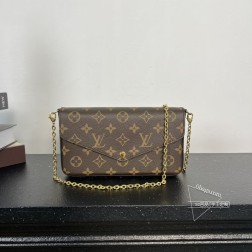 Louis Vuitton 61276 链条包 经典三件套 小巧轻便 适合穿搭