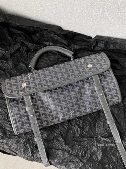 GOYARD Saint-Leger双肩包 灰色 方正设计 顶级复刻