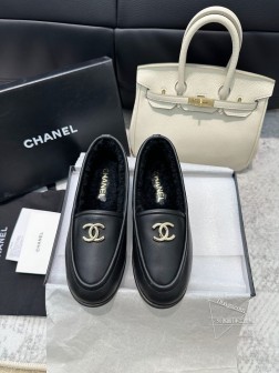 顶级品质香奈儿24k值得买的通勤毛毛乐福鞋 秋冬穿搭最重要的就是保暖舒适,Chanel 24k这个毛 698