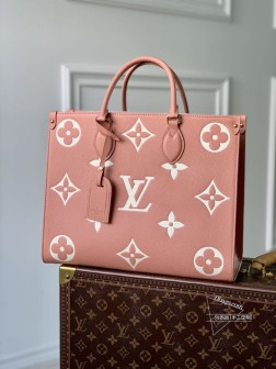 LV ONTHEGO 手袋 M45595 全皮压花丝印 35x28x15cm