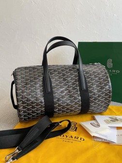 GOYARD Barrel 圆筒旅行袋 黑色 新尺寸 手提斜挎可用