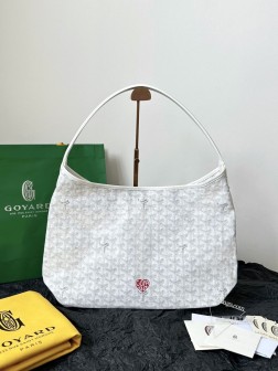 GOYARD Hobo拉链托特包 白色红爱心 高仿 1w+ 质量放心