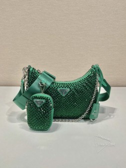 Prada普拉达 1BH204 闪钻三合一 2023年新色 进口钻网 一比一