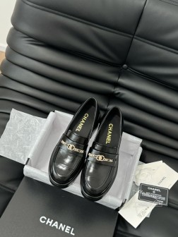 Chanel 24K新款乐福鞋矮子乐!代购品质,要高货的闭眼入。鞋面牛皮 内里羊皮 原版大底Size 924