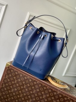 LV M24932 Noé MM 水桶包 Epi小牛皮 蓝色 Nautical Collection