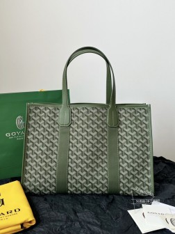 大号GOYARD villette tote 限量款 卡其绿橄榄绿