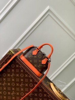 LV M82717 老花橙色 Alma Nano 贝壳手袋 | 天然皮革