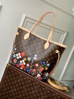 LV M13271 NEVERFULL 中号手袋 - Louis Vuitton 帆布材质