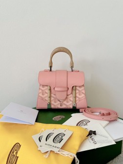 GOYARD nano硬西贡 粉色 手袋 000专柜公价