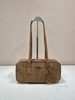 Prada 1BB116 中古包 麂皮 进口磨砂皮 顶级五金 时尚肩背 复刻