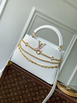 LV M12345 Capucines中号手袋 Trilogy系列 Taurillon牛皮革