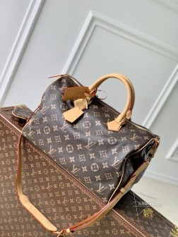 LV M24422 Speedy P9 Bandoulière 40 Monogram Leather手袋 粒面牛皮