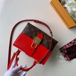 LV LOCKY BB 手袋 M44322 红色 Monogram帆布牛皮材质
