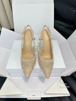 Dior 2025 |新品网钻高跟鞋 水晶仙女鞋浪漫顶配网面烫钻鞋面覆上渐变闪钻 从足尖绽放迷人光彩 401