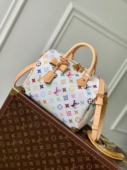 LV M13085 Speedy Bandoulière 25 手袋 Monogram 村上隆图案