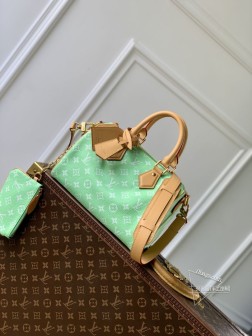 LV M24423 Speedy P9 Bandoulière 25 Monogram Leather 手袋 - 柔软牛皮革