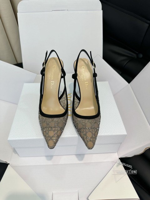 Dior 2025 ｜新品网钻高跟鞋 水晶仙女鞋浪漫顶配网面烫钻鞋面覆上渐变闪钻 从足尖绽放迷人光彩 400