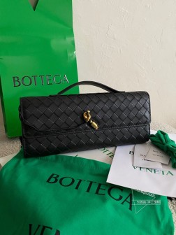 BV Andiamo Slouch 手拿包 黑色 顶级复刻