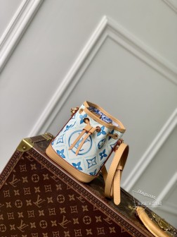 LV M83620 Nano Noé 手袋 | By the Pool | 涂层帆布 | Monogram Tiles 图