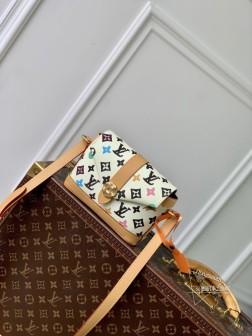 LV M83346 白花 Envelope 迷你手袋 Wavy 磁扣 翻盖顶级A货
