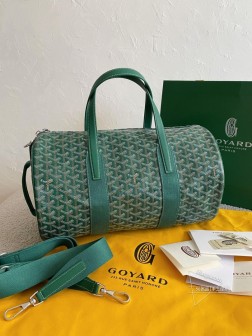 GOYARD Barrel 圆筒旅行袋 绿色 高仿 除旅行功能外更实用
