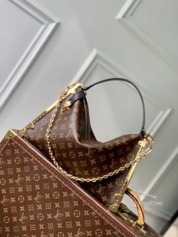 LV M12075 Lucky Trunk 手袋 - Monogram 帆布, 金属框架
