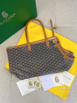 GOYARD 黑棕色宠物包 GP-001，耐磨材质，承重8斤