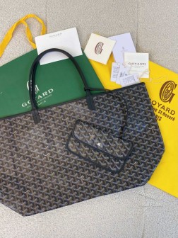 GOYARD 狗牙 Tote购物袋 中号 黑色 ZP开发 经典款