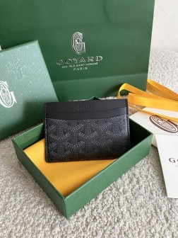 GOYARD JET BLACK限定卡包 黑红反差撞色