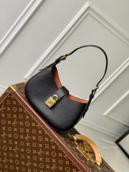 LV M24611 Low Key Shoulder Bag 牛皮革手袋