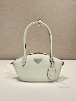 Prada普拉达 1BA427 手提袋 小牛皮 优雅几何线条 一比一