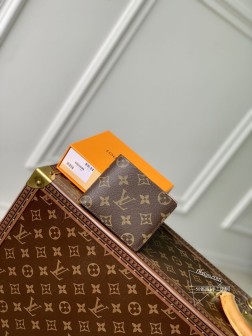 LV M60895 Damier Graphite 帆布 钱夹,轻便耐用,顶级复刻