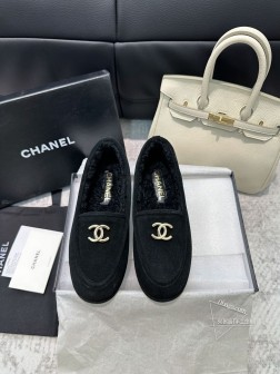 顶级品质香奈儿24k值得买的通勤毛毛乐福鞋 秋冬穿搭最重要的就是保暖舒适,Chanel 24k这个毛 694