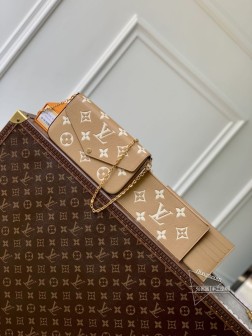 LV M12754 POCHETTE FELICIE 丝印手袋,优雅小巧,内含两个口袋