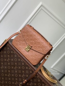 LV M41487 Pochette Métis 手袋 Monogram Emprein 顶级A货
