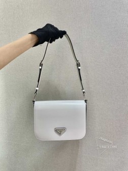 Prada普拉达 1BD308 翻盖包 春夏系列建筑风格 两条肩带 复刻
