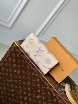 LV M82341 Emilie 钱夹 Monogram Empreinte 粒面皮革 大号