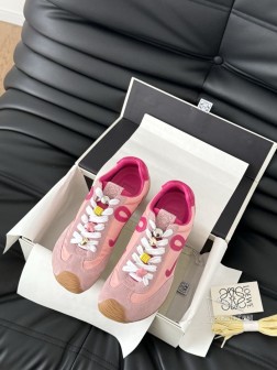 Loewe 2025新款德训运动鞋可可爱爱又复古种草了罗意威走上新道路 复古又萌萌 轻便舒适又百搭跑 106