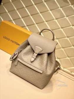 LV M45410 Montsouris 双肩包 灰色 Monogram Empreinte 1994年款