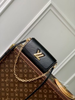 LV M83077 黑色Epi皮革 Twist West Pochette包