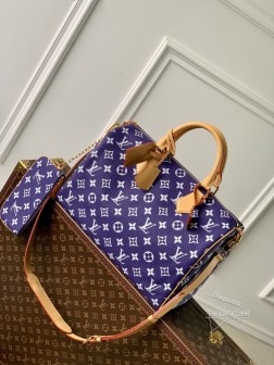 LV M11597 Speedy P9 Bandoulière 40 紫色手袋 松软廓形