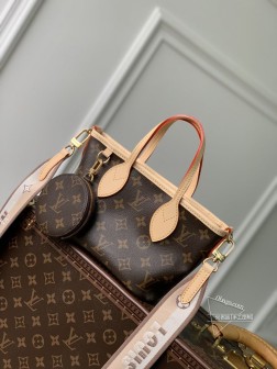 LV M46705 Lv Neverfull BB 零钱包挂件宽肩带 24149 Loui A货