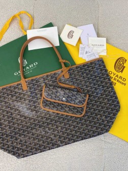 GOYARD狗牙大号tote购物袋 黑棕 经典复刻 ZP开发