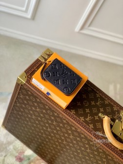 LV M83606 Zippy Coin Purs Monogram压花柔软皮革钱包