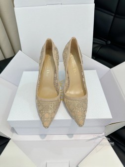 Dior 2025 |新品网钻高跟鞋 水晶仙女鞋浪漫顶配网面烫钻鞋面覆上渐变闪钻 从足尖绽放迷人光彩 404