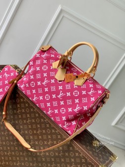LV M11563 Speedy P9 Bandoulière 40 手袋 紫色 顶级A货