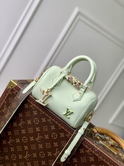 LV M24605 2024中国七夕限定 Speedy 18,皮革,便携多用
