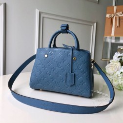 LV M41053 牛仔蓝迷你款 Montaigne 手袋 - 商务理想包